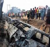 مصرع 20 شخصا بانفجار صهريج في نيجيريا