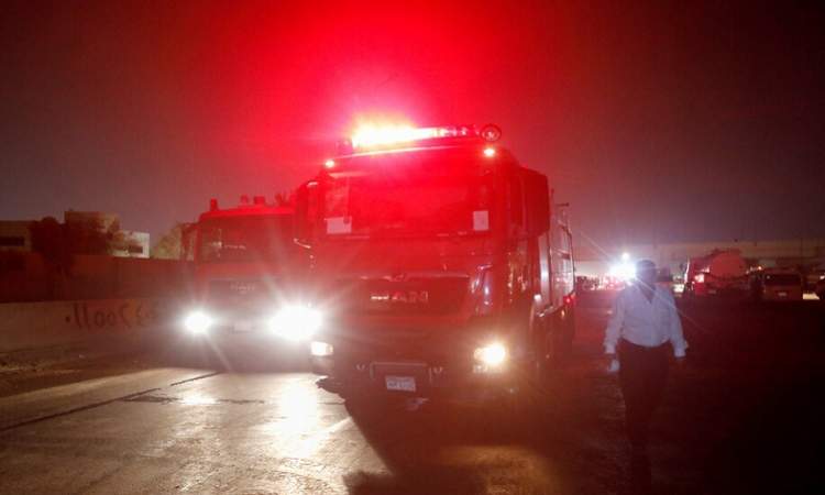 مصرع 6 أشخاص واصابة طفلين في حريق بمصر