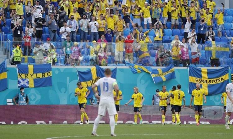 السويد تحقق فوزها الأول في أمم أوروبا يورو 2020