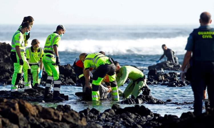  العثورعلى جثث 8 مهاجرين قرب جزر الكناري الإسبانية