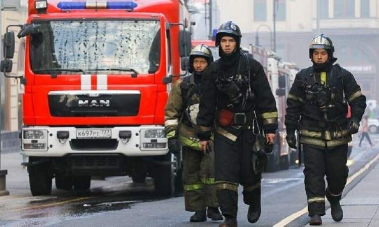 مصرع 3 أشخاص بحريق جنوب موسكو