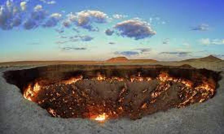 بوابة جهنم في تركمانستان