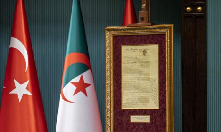 تعود للعام 1841 أردوغان يهدي تبون رسالة الأمير عبد القادر الجزائري