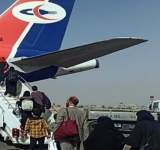 مغادرة 275 راكباً مطار صنعاء الدولي إلى الأردن