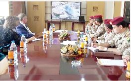 نائب رئيس اللجنة العسكرية الوطنية يلتقي المستشار العسكري لممثل الأمم المتحدة لليمن