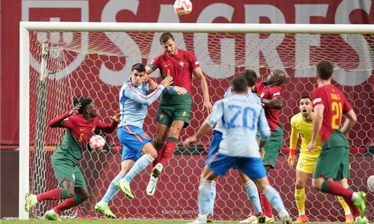 موراتا يصعق البرتغال ويعبر بإسبانيا لنصف نهائي دوري الأمم
