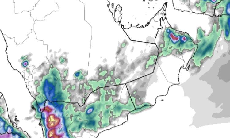 توقع امطار يومية على اليمن .. وامتدادها بسيول قوية في السعودية وقطر 