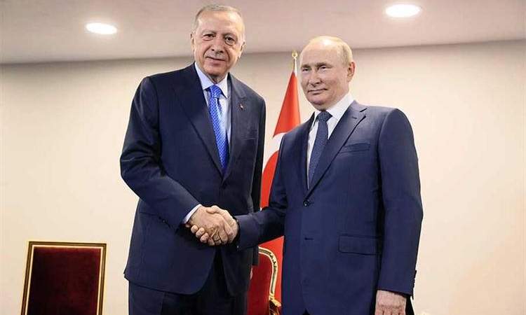 أردوغان يبحث مع بوتين تصدير سلع أخرى عبر ممر ‏الحبوب