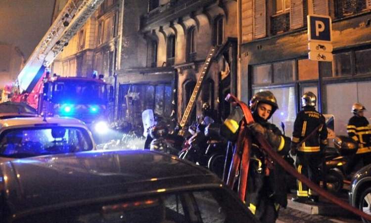 10قتلى بينهم اطفال في حريق مبنى قرب مدينة ليون الفرنسية