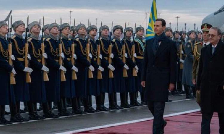 الرئيس السوري يصل إلى موسكو