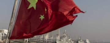 سفن حربية صينية ترابط حول تايوان