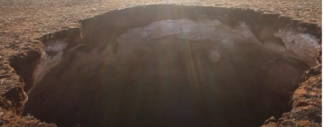 ظهور حفرة مخيفة بعمق 60 مترا بعد زلزال المغرب