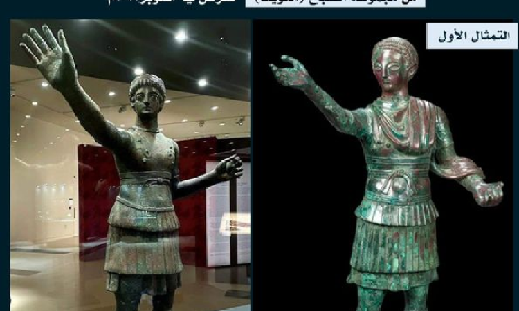 الكويت تعرض تمثالاً برونزيا من آثار اليمن  !