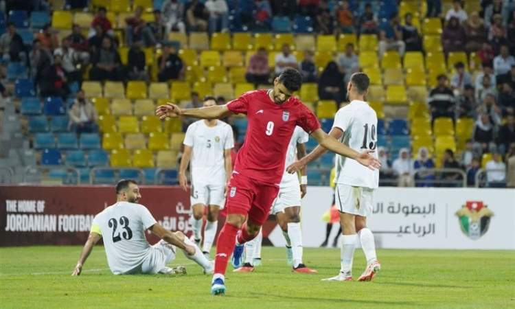 فوز إيراني على الأردني 3-1 بالبطولة الودية الرباعية