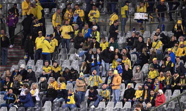 منتخب السويد يرفض استكمال مواجهة بلجيكا