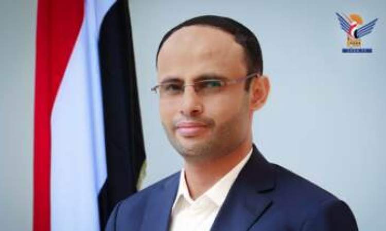 الرئيس المشاط يعزي في استشهاد العميد هادي غانم القصمة