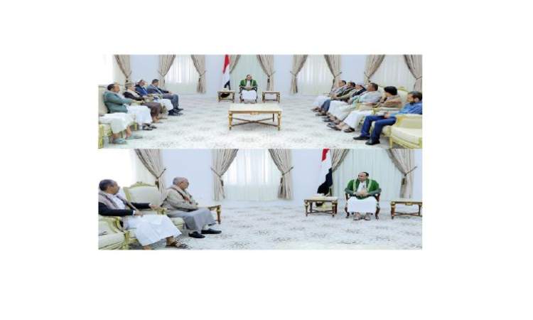 الرئيس المشاط يلتقي اللجنة المركزية للحملة الوطنية لنصرة الأقصى..