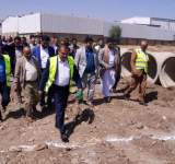 وضع حجر الأساس إنشاء جسر المدخل الشرقي لمطار صنعاء الدولي