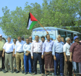 جامعة الحديدة  تنفذ وقفة إحتجاجية غاضبة ضد المجازر المروعة في غزة