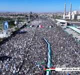 حشود مليونية في المدن اليمنية تحت شعار "مسارنا مع غزة .. قدما حتى النصر" 