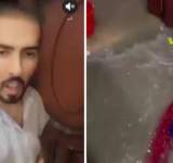 اعتقال اماراتي صرح ان السيول لعنة بسبب بيع فلسطين .. فيديو
