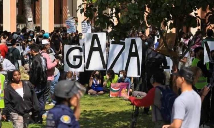 انضمام جامعتين أمريكيتين للاحتجاجات المناهضة للعدوان على غزة