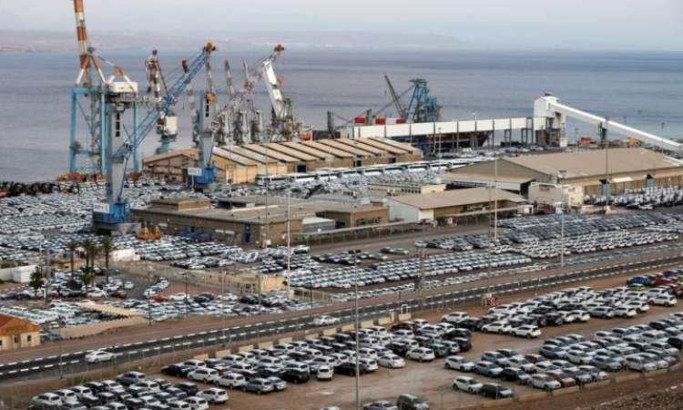 هبوط واردات السيارات 65% في الكيان بسبب الوضع في البحر الأحمر