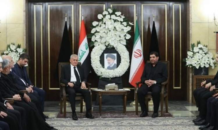 الرئيس الايراني يؤكد السير باستراتيجية الشهيد رئيسي مع العراق
