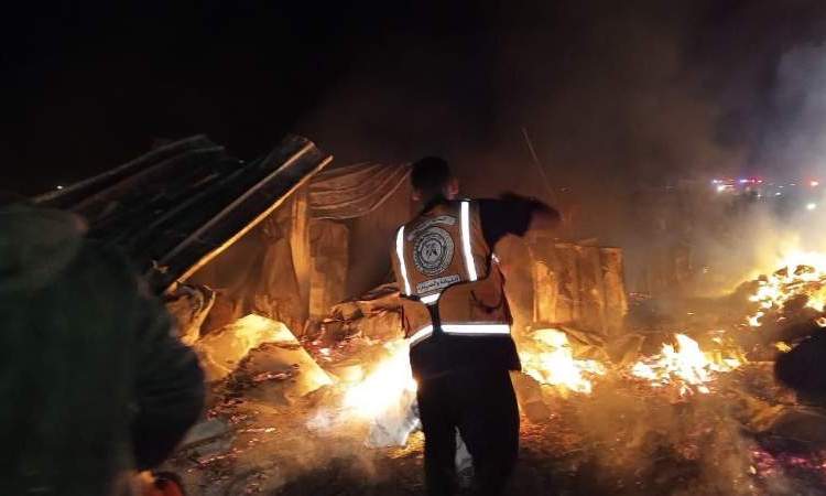 ارتفاع شهداء القصف الصهيوني لمخيم النازحين في رفح إلى 40