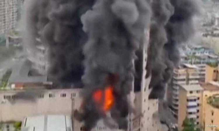 مقتل 16 شخصاً في حريق بمركز تجاري في الصين