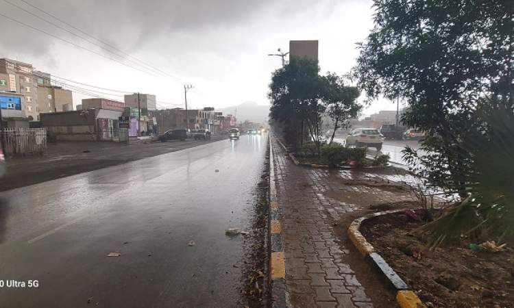 أمطار غزيرة على صنعاء