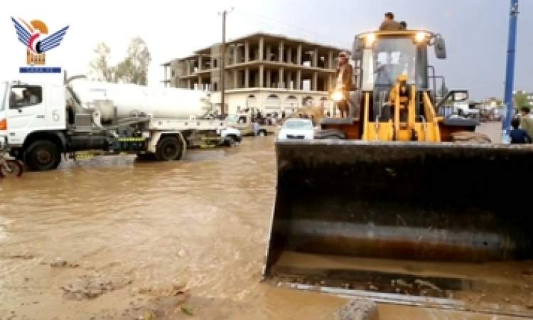 تعرض مدينة صعدة لاضرار جراء الامطار
