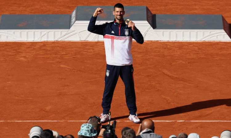 الصربي ديوكوفيتش يُحرز ذهبية التنس في أولمبياد باريس